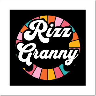 Rizz Granny | Grandma | Family | W Riz | Rizzler | Rizz god | Funny gamer meme | Streaming | Rizzard Posters and Art